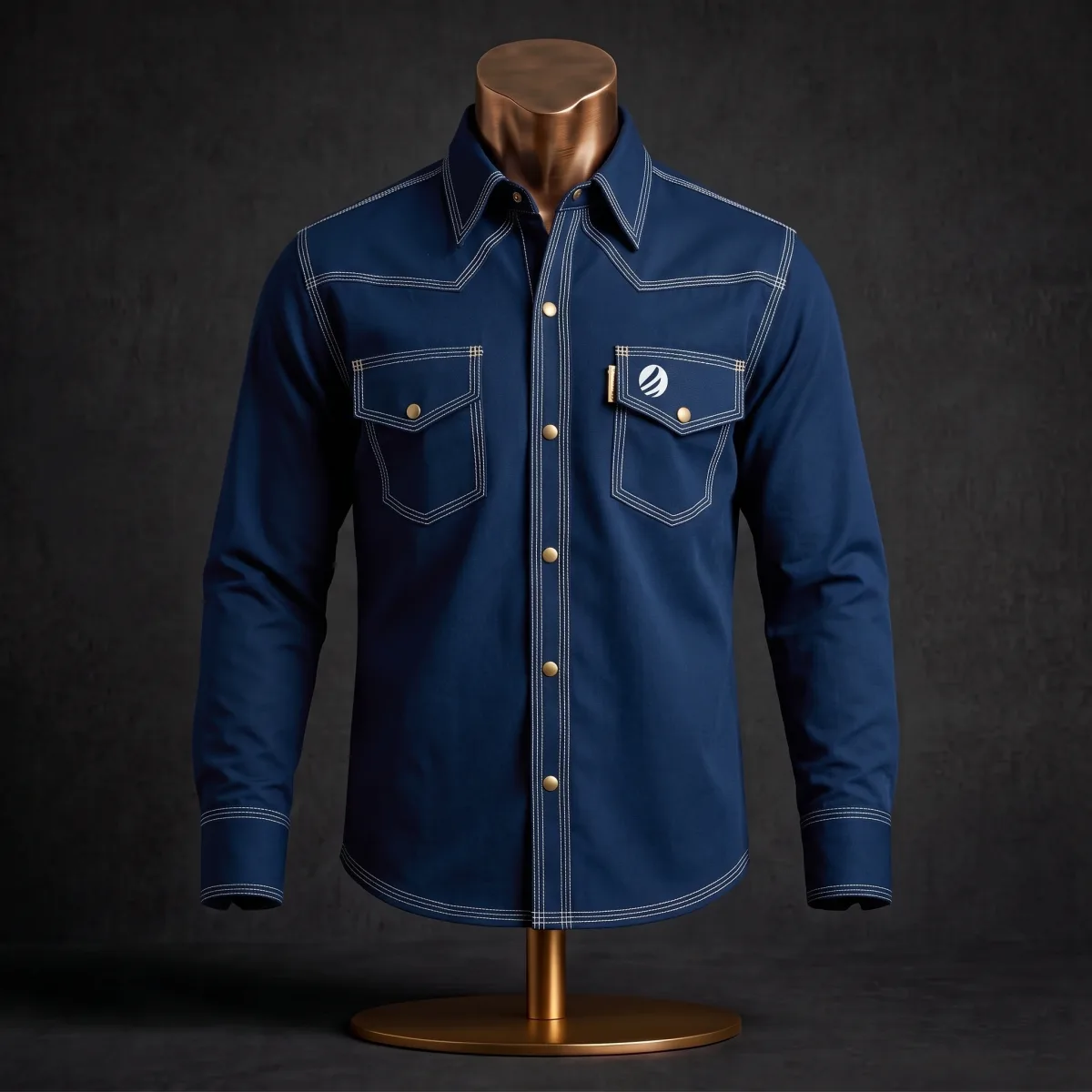 Navy Blue Shirt
