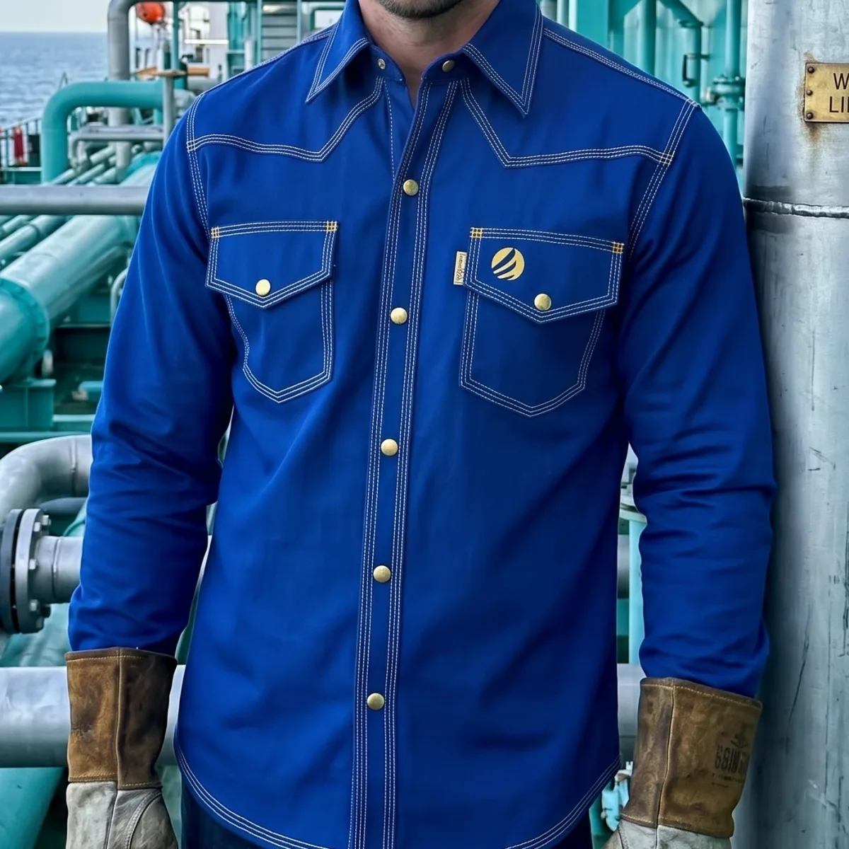 Royal Blue Shirt