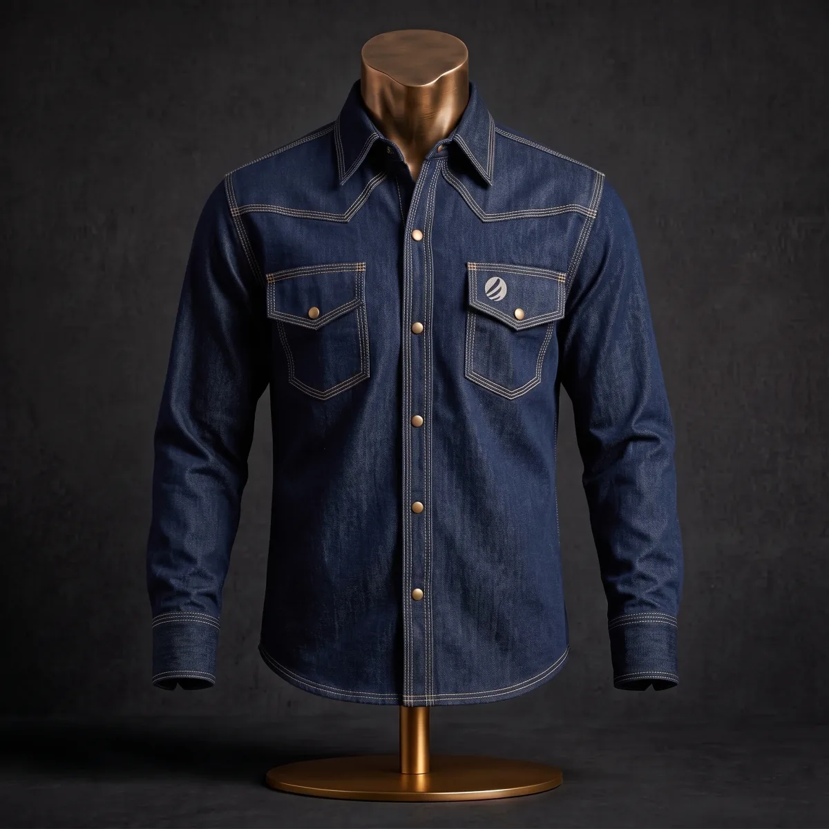Dark Indigo Denim Shirt