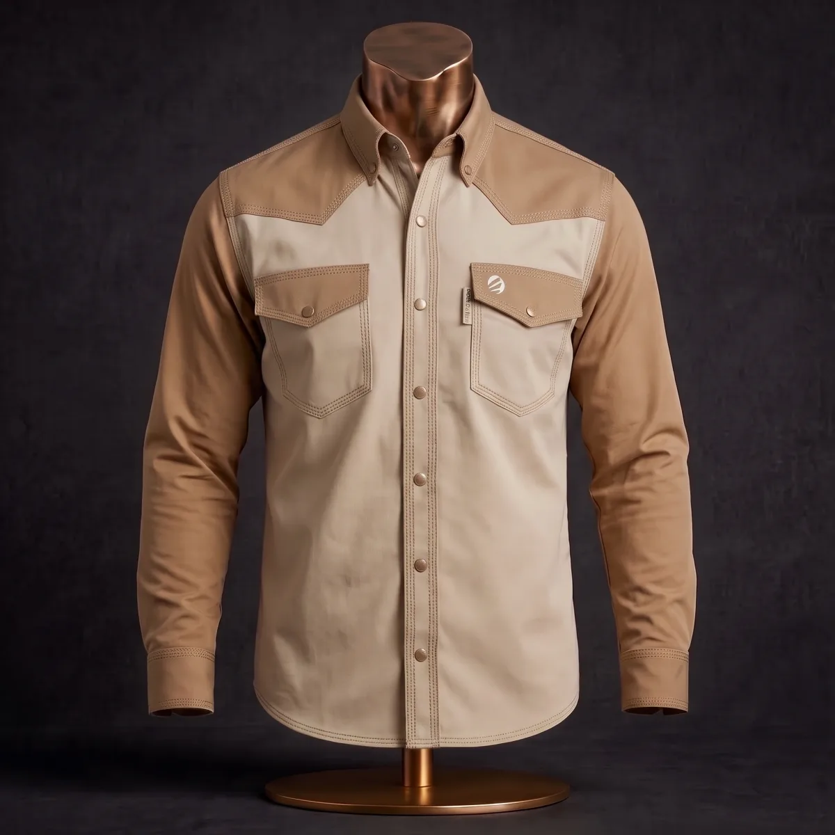 Sand Brown Plaid II